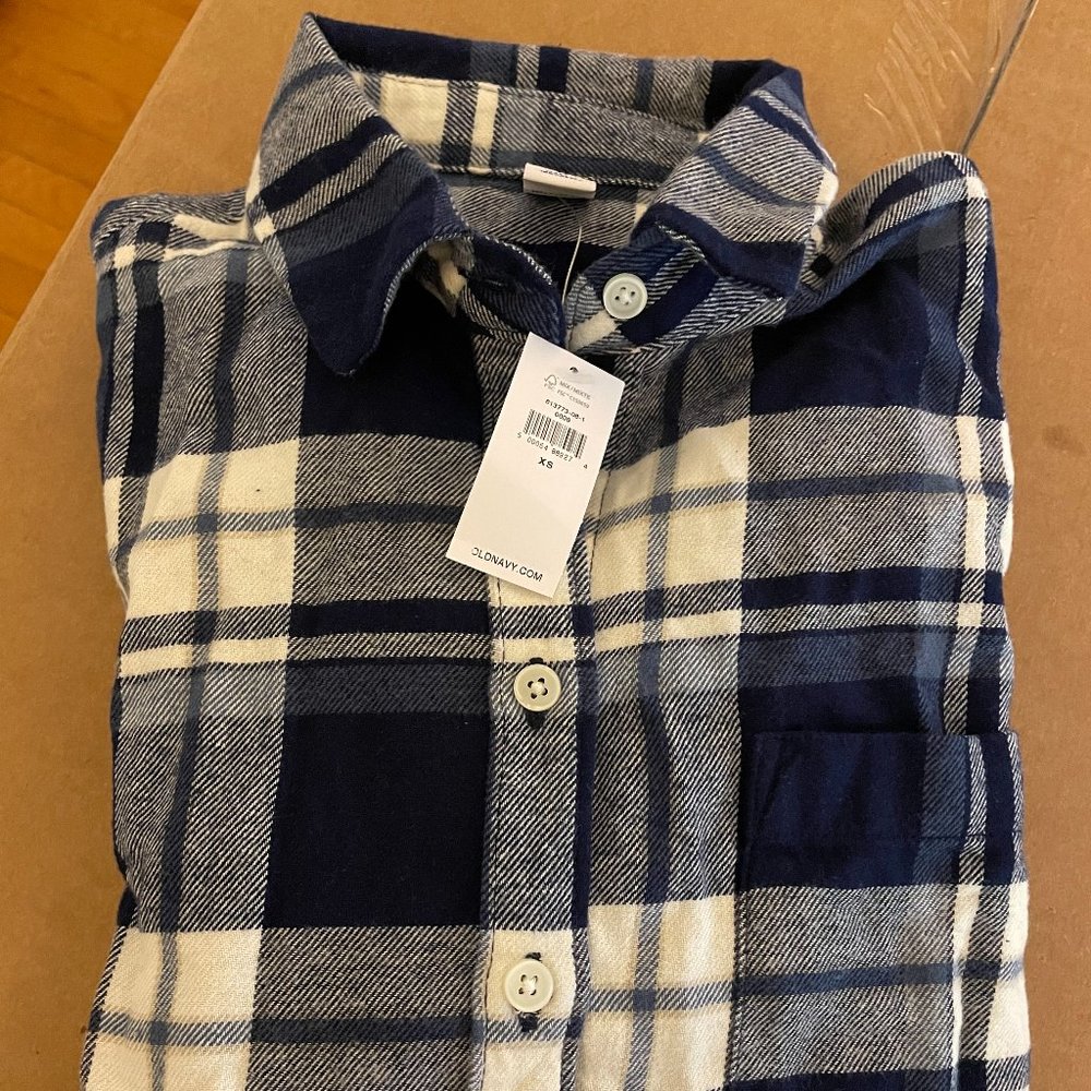 Old Navy Women's Oversized Plaid Flannel